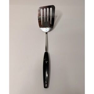 Vintage Foley‎ Slotted Spatula Turner Chrome Plated Cook Food Retro Kitchen USA